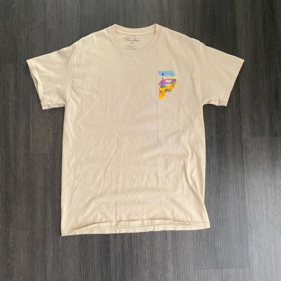 Primitive California Graphic Beige T-Shirt - Picture 2 of 3